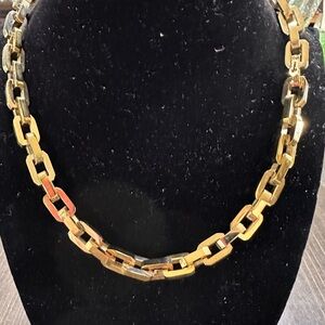 Eddie Borgo Supra link 12k gold plated collar necklace. Never worn.